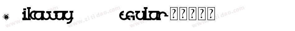 Mikaway BQ Regular字体转换